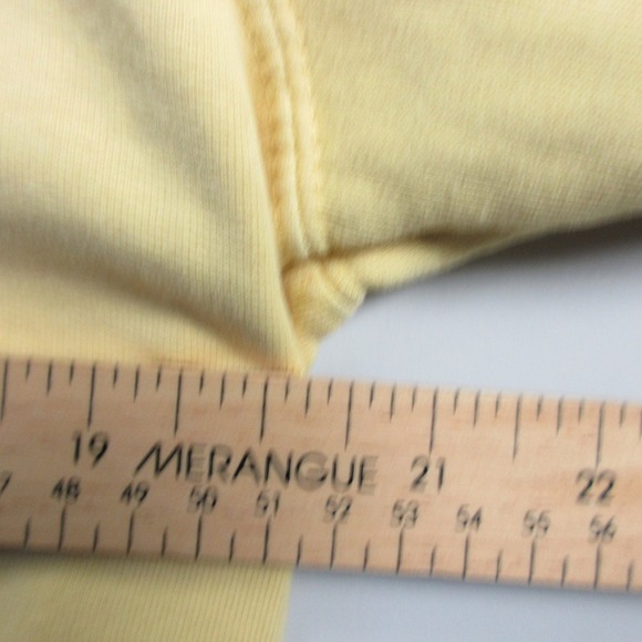 Brandy Melville J. Galt Honey Embroidered Sweatshirt Women Yellow Crew Neck 394 - Picture 10 of 12